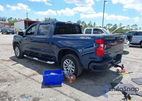 2022 Chevrolet Silverado 1500 4Wd Short Bed Rst z USA, uszkodzony, nr VIN 2GCUDEED0N1503392